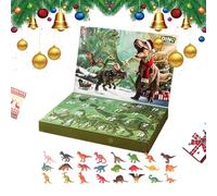 Kids Dinosaur Countdown Calendar | Christmas Dinosaur Toy | Home Decor for Dormitory Apartment Offices School Thanksgiving Desktop