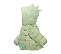Kids Dinosaur Puffer Jackets with Pocket Zip up Toddler Baby Boys Girls Winter Warm Cute Solid Dinosaur Padded Coats Outerwear Travel Essentials Hooded Jacket Outwear Toddlers Coat for Children