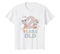 Kids Disney Mickey Mouse and Minnie I'm 2 Years Old Birthday T-Shirt