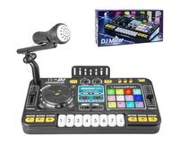 Kids DJ Decks Set,Baby DJ Table with Realistic Sound Effects | Bluetooth Whac-A-Mole Game & Piano Mode Musical Toy DJ Decks for Kids Toddler DJ Gift Ideal for Playrooms & Parties