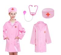 Kids Doctors Outfit - Kids Doctor Costume,Doctor Set Dress Up Kid Role Play Pretend Toys For Halloween Cosplay Party - Doctors Costume for Boys and Girls Age 4+
