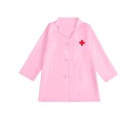 Kids Doctors Outfit,Lab Coat Set for Kids Doctors Role Play Costume with Doctor Hat Halloween Cosplay Costume