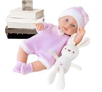 Kids Doll | 12 Inch Realistic Washable Full Body Toy with Bunny,Real Looking Kids Dolls | for Family Friends Youth Teens Daughter Nursery Birthdays Christmas Home Car