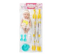 Kids Doll Stroller Set - Child Doll Stroller Toy for | 10 Inch Dolls Pretend Play Set with Accessories Soft Dolls for Age 3+ Years Old Girls Kids