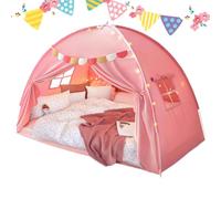 Kids' Double Bed Tent, Indoor Floor Sleeping Tent, Privacy Blackout