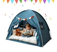 Kids' Double Bed Tent, Indoor Floor Sleeping Tent, Privacy Blackout