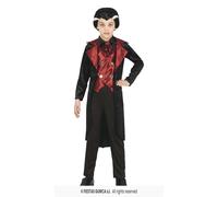 Kids Dracula Vampire Costume Boys Halloween Fancy Dress Outfit 10-12