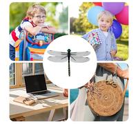 Kids Dragonfly Toys | Large Realistic Animal Model Educational Simulation Ornament Backpack Hanging Toy | Exquisite Party Favor Collectible Outdoor Indoor Camping Fishing Decor Use