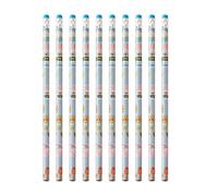 Kids Drawing Pencils - Safe Vibrant Writing Tools | Assorted Colors Standard Graphite Pencils with Easy Grip for Young Artists, Homework, Crafting Learning Vibrant Color Selection 0.28x7in