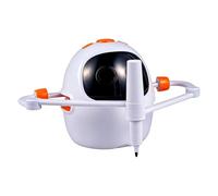 Kids Drawing Robot - 100 Educational Cards, Interactive Intelligent Drawing Robot with 5 Pens | Voice Interaction Drawing Learning Toy To Promote Creativity