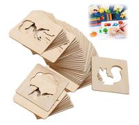Kids Drawing Stencils,60 Pcs DIY Drawing Stencils for Kids,Reusable Kid Stencil for Drawings,Montessori Educational Toys Painting Templates for School Supplies
