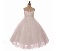 Kids Dreams Elodie Applique Dress - Ivory - 4 years