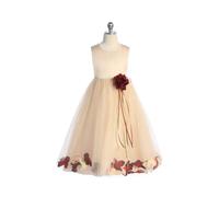 Kids Dreams Kenza - Blush and Burgundy Petals - 2-3 years