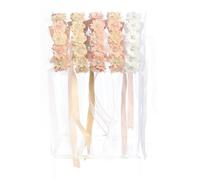 Kids Dreams Ribbon & Pearl Flower Crown - Various Colours - Champagne