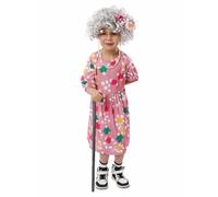 Kids Dress Up Cosplay Costume Grandparents Outfit For Kids Role Play School Day Performance World Book Day Party Dress Halloween Stage Show Festive