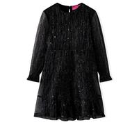Kids' Dress with Long Sleeves Black 128