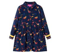Kids' Dress with Long Sleeves Navy 116