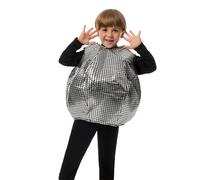 Kids Dressing Up Costumes Gown Stage Performance Light Ball Cosplay | Elegant stage gown for boys, cotton blend, formal style, UK 3-10, for fancy party, stage performance and themed events