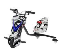 Kids Drift Trike Scooter For Ages 8+, 3 Wheeled Drifting Ride-On With Adjustable Seat, Strong Steel Frame, Pedal-Drift Bike Bicycle For Homes And Amusement Parks(F,6.5IN)