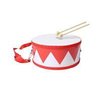 Kids Drum - Deluxe Premium Wooden Musical Game 5.9-Inch Adjustable Carrying Strap Drum Set Kit System | Early Learning Rhythm Percussion Instrument For 2-5 Years Old Boy Girl Student Birthday Kinderga