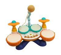 Kids Drum Kit, Compact Beat Maker, Musical Play Equipment | Hands-on Activity to Develop Motor Skills Listen Confident Focus, Halloween Gift Supporting