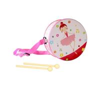 Kids Drum Set - 5.9in Adjustable Strap Percussion Toy - Rhythm Learning Musical Instrument for Early Education For Ages 2-5 Boys & Girls Birthday Gift Home Nursery Playroom Use