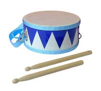 Kids Drum Set - 7.87 Inches Wooden Music Drum | Sheepskin Double-Sided Drūm - Adjustable Strap Lightweight Fun Instrument for Boys Girls Learning Rhythm Music Performances