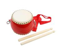 Kids Drum With And Strap Children Cowhides Drum Wood Toy Portable Traditional Chinese Drum Musical Drum Toy
