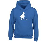 Kids Duck Skate Childrens Hoodie Blue