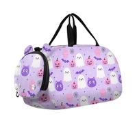 Kids Duffle Bag for Boys Girls Goth Halloween Witchy | Overnight Bags Weekender Sleepover Carry-On Tote for Traveling Gym Sport Dance