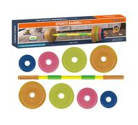 Kids Dumbbell Toy - Children Exercise Barbell, Adjustable Workout Weight, Physical Activity Equipment, Fitness Training Toy, Boys Girls Fitness For Daily Exercise Role Play Muscle Development