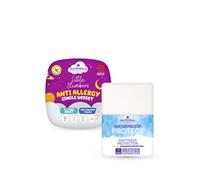 Kids Duvet and Pillow Bedset 4.5 Tog with Waterproof Mattress Protector Slumberdown White Single
