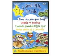 Kids DVD Collection. Row row row your boat, The Wheels on the Bus, Twinkle Twinkle Little Star & Never smile at a crocodile