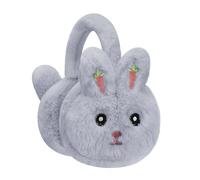 Kids Ear Muffs Cute Fluffy Plush Cold Proof Ear Muffs Foldable Winter Warm Earmuffs Girls Boys Adjustable Ear Warmers Cycling Skiing Full Cover Thermal Ear Protectors Faux Fur Cold Weather Headwear