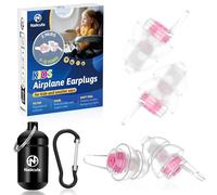 Kids Ear Plugs (6-12yrs) - Reusable Noise Relief Child Earplugs for Small EarCanals, Ear Protection for Airplane, Sports, Firework, Noise Sensitivity, Festival, Focus, School, Playtime, 25dB, 2Pairs