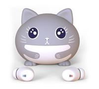 Kids Earbuds, Cat Wireless Headphones for Kids with Chaging Case, 85dB Safe Volume, IPX6 Waterproof, Passive Noise Cancelling, Touch Control, 30H Playtime, Wireless Earbuds for Girls Boys Teen
