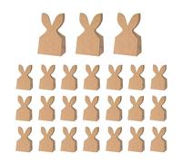 Kids Easter Bags - Cute Bunny Ears Spring Decor for Holiday Crafts | 24 Pieces Paper Gift Holders with Festive Designs & Lightweight Treat Carrying Function for Boys Girls Parties Events Celebrations