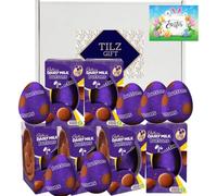 Kids Easter Eggs Bulk - 12 Cadbury Easter Egg, Cadbury Easter Egg Bundle For School, Bulk Chocolate Gift Egg Bundle, Easter Hunt (CARAMEL)