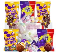 Kids Easter Eggs Hamper - Easter Egg Bundle - Kids Character Eggs - Bulk Mini Eggs - Chocolate Creme Egg, Dairy Milk Egg 300g - Easte Box for Easter Presents - Easte Gifts - Easter 2026