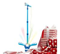 Kids Echo Microphone with Light Adjustable Stand Interactive Colorful Music