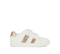 Kids Eclyper Breathable Trainers with Touch 'n' Close Fastening white/gold