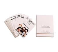 Kids Educational Cards,Bible Theme Verses Study Toy | English Early Learning Paper Cards - for Boys Preschoolers Young Children 1-6 Years Old Kindergarten Car Ride