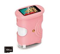 Kids Educational Digital Magnifier 2Inch Screen Camera Handheld Microscope with Integrated LED Light Science Toy for Kids