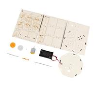 Kids Educational Electric Rotating Carousel Toy for Students Learning and Understanding Basic Scientific Concepts Electric Mechanical Assembly Toy