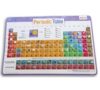 Kids Educational Placemat - Wipe-Clean Lunch Mat for Early Learning - 17.5 x 11.5 Inches (Periodic Table of The Elements)