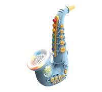 Kids Educational Toy Trumpet for Early Music Enlightenment with Interactive Light Effects and Sound (B, One Size)