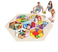Kids Educational Wooden Puzzles - 29.5cm Transport Theme Brain Teaser Boards, Hand Eye Coordination Learning Game, Colorful Preschool Mind Development | Boys Girls Early Activity Family Fun Interactiv