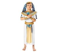 Kids Egyptian Pharaoh Costume Boys Ancient Egypt King Book Day Fancy Dress 7-8