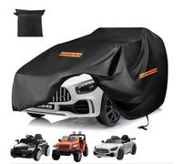 Kids Electric Car Cover,Ride On Car Cover for Kids Waterproof Cover,420D Universal Outdoor Cover for Power Wheels Jeep & Toddler Electric Vehicles,All Season Protection,with 3 Reflective Strips
