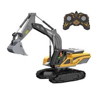 Kids Electric Dump Truck - Metal Transport Vehicle with Light Sound Effects, Rechargeable Battery Toy, Fun Play Set | For Children Age 4-12 Boys Girls Christmas Holidays Birthday Outdoor Indoor Play A